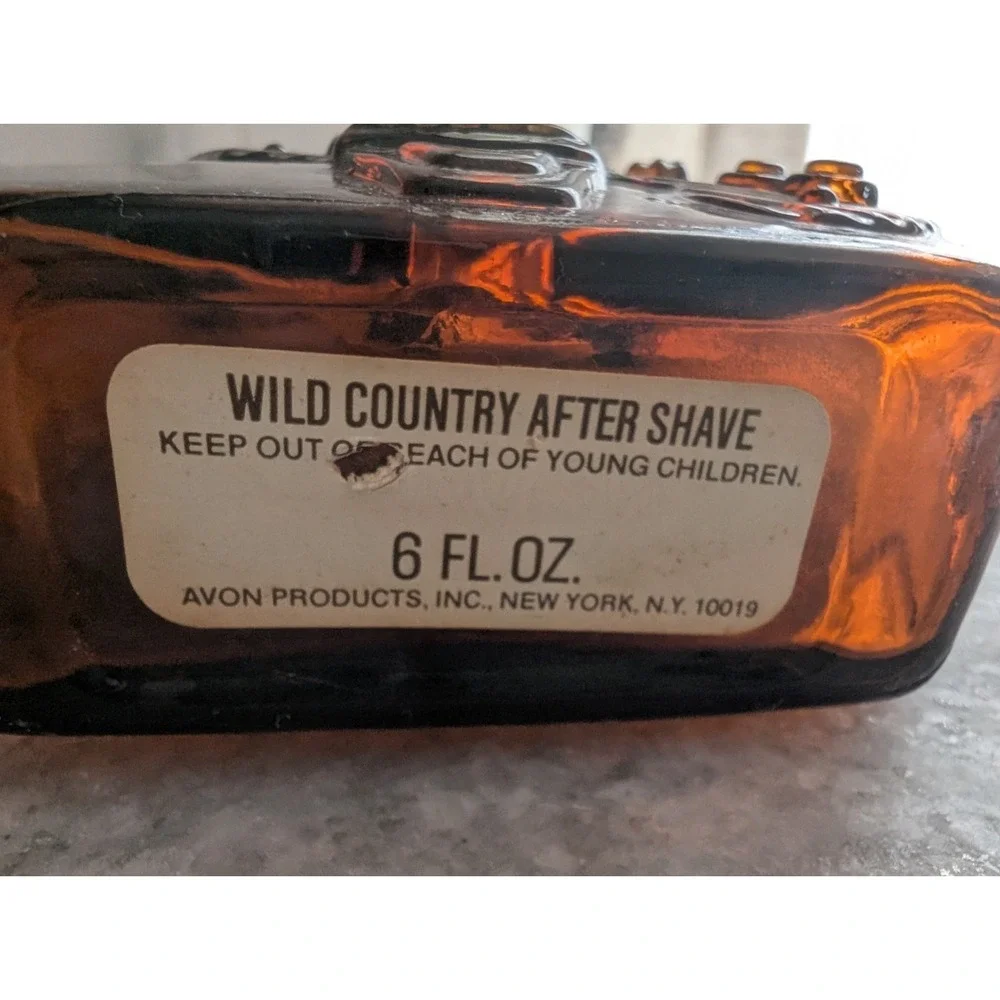 Vintage Avon Electric Guitar, 6oz Wild Country After Shave Bottle